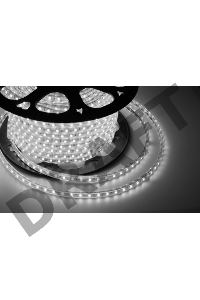 LED лента 220 В, 10х7 мм, IP67, SMD 2835, 60 LED/m, цвет свечения белый, бухта 100 м