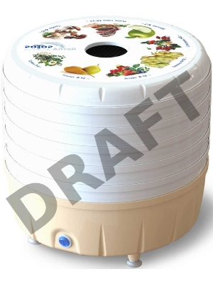 Сушилка для овощей и фруктов Ротор Алтай СШ-022 5под. 350Вт белый