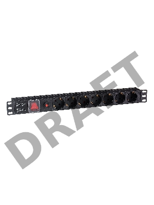 Блок розеток горизонтальный ExeGate ServerPro PDU-19H702 Al-7S-C14-SW-O, 19 Блок розеток горизонтальный ExeGate ServerPro PDU-19H702 Al-7S-C14-SW-O, 19