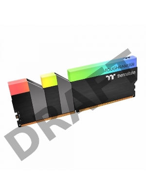 Оперативная память Thermaltake 16GB DDR4 4000 DIMM TOUGHRAM RGB Black Gaming Memory Non-ECC, CL19, 1.35V, Heat Shield, XMP 2.0, Kit (2x8GB), RTL
