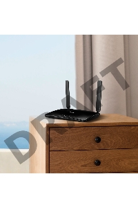 Маршрутизатор беспроводной TP-Link TL-MR6400 10/100BASE-TX/4G черный