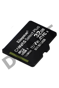 Флеш карта microSDHC 32GB microSDXC Class10 Kingston <SDCS2/32GBSP> Class10 UHS-I Canvas Select up to 100MB/s