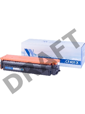 Картридж NVPrint совместимый HP CF401X Cyan для CLJ Color M252, MFP M277 (2 300k)