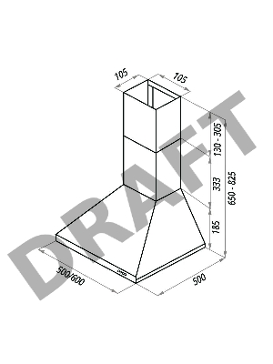 Вытяжка MAUNFELD AIRE 50 Белый