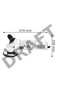 Шлифовальные машины Bosch GWS 750-125 Угловая шлифовальная машина 06013940R3 { 750 Вт, скорость вр. 11000, д.диска-125, шпиндель-M 14 }