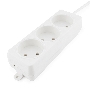 Удлинитель Гарнизон EL-NL3-W-3, 3 розетки  допустимый ток 10А, длина 3 метра.