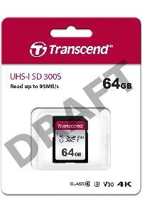 Флеш карта SD 64GB Transcend SDХC UHS-I U3