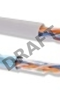 Кабель связи ITK витая пара U/UTP, кат.5E, 4 пары 24AWG solid, 305м, LSZH, серый