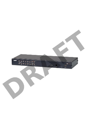Переключатель электронный ATEN 1-Console 16-Port Cat 5 High Density KVM