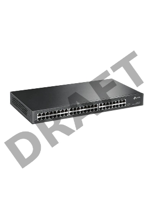 Сетевой коммутатор  TP-Link SMB TL-SG1048 Коммутатор 48-port Gigabit Switch, 1U 19-inch rack-mountable steel case