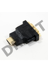 Переходник Aopen DVI-D 25F to HDMI 19M позолоченные контакты <ACA311>