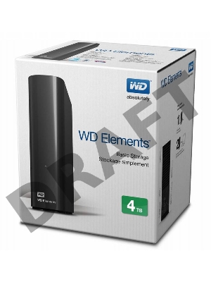 Внешний Жесткий диск WD Original USB 3.0 4Tb WDBWLG0040HBK-EESN Elements Desktop 3.5