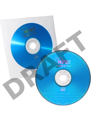 Диск CD-R Mirex 700 Mb, 48х, Standart, Бум. конверт (1), (1/600)