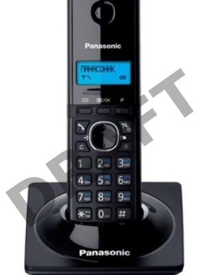 Телефон Panasonic KX-TG1711RUB (черный) {АОН, Caller ID,12 мелодий звонка,подсветка дисплея,поиск трубки}