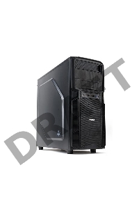 Корпус Zalman Z1 <Middle Tower, ATX,micro-ATX, без БП, размеры 199(Ш)х432(В)х457(Г)мм, черный, 5.25 х2 (внешний), 3.5х4 и 2.5х1 (внутренние), 120мм вентиляторы спереди и сзади, USB 3.0. и 2.0>