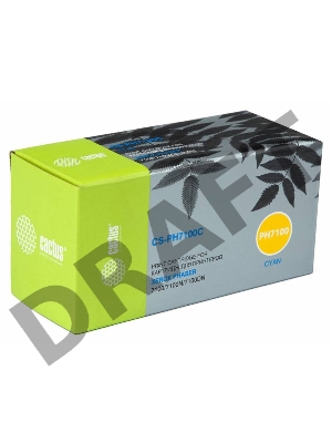 Тонер Картридж Cactus CS-PH7100C (106R02606) голубой для Xerox Phaser 7100/7100N/7100DN (4500стр.)