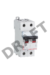 Выключатель автоматический модульный 2п C 16А 6кА DX3-E Leg 407277