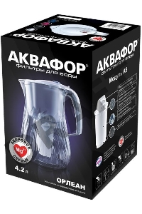 Фильтр-кувшин Аквафор ОРЛЕАН (А5)  модель Р140А5FM (белый)