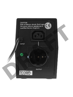 Источник бесперебойного питания Crown CMU-650X (600ВА/300 Вт; Off-Line; 1хEuro+1хIEC-320 резервным питанием и фильтрацией; 12V/7AH х 1; пластик)