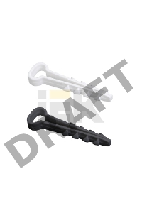 Дюбель хомут Iek UHH35-5-8-100 5х8мм нейлон белый (100шт) ИЭК