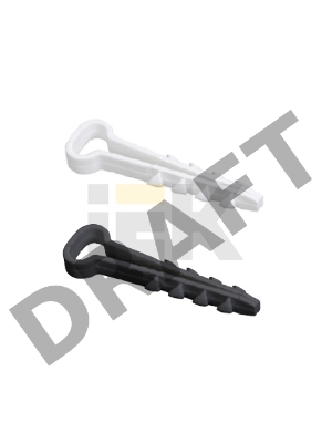 Дюбель хомут Iek UHH35-5-8-100 5х8мм нейлон белый (100шт) ИЭК