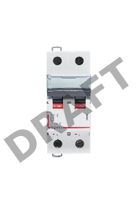 Выключатель автоматический модульный 2п C 16А 6кА DX3-E Leg 407277