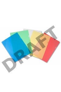 Папка-уголок Бюрократ -EE310/1GREEN A4 пластик 0.15мм зеленый