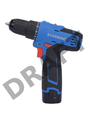 Дрель-шуруповерт Starwind DP-10-16H-2 аккум. патрон:быстрозажимной (кейс в комплекте) (DCJZ1602)