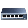 Коммутатор TP-Link SOHO  TL-SG105  5-port Desktop Gigabit Switch, 5 10/100/1000M RJ45 ports, metal case