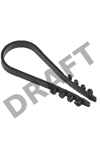 Дюбель хомут Iek UHH36-19-25-100 19-25мм нейлон черный (100шт) ИЭК