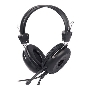 Наушники A4Tech HS-30, Black {Гарнитура, накладные, 20-20000Гц,32 Ом, 102дБ, микр фиксирован,  кабель 2м, 2 x mini jack 3.5 mm}