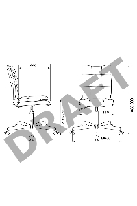 Кресло Бюрократ CH-330M/BLACK без подлокотников черный искусственная кожа крестовина металл
