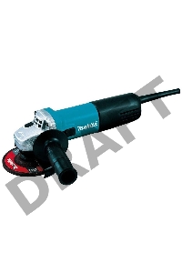 Углошлифовальная машина Makita 9557HNK6 840Вт 11000об/мин рез.шпин.:M14 d=115мм