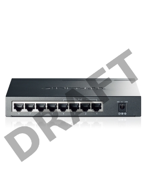 Коммутатор  TP-Link SMB TL-SG1008P Коммутатор 8-port Gigabit Switch с 4 портами РоЕ