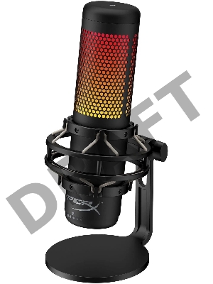 Микрофон проводной HyperX QuadCast S 3м черный