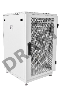 Шкаф коммутационный ЦМО ШТК-М-27.6.10-4ААА 27U 600x1000мм пер.дв.перфор. задн.дв.стал.лист 2 бок.пан. 400кг серый