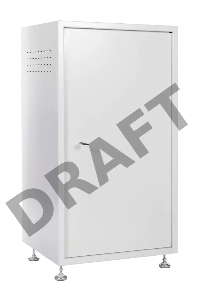 Шкаф монтажный ЦМО ШТК-А-22.6.5 22U 600x550мм пер.дв.стал.лист задн.дв.стал.лист 2 бок.пан. направл.под закл.гайки 250кг серый