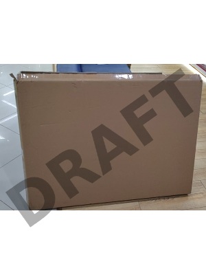 (Поврежденная упаковка, трещина на столешнице) Стол игровой Knight KNIGHT TABLE L RED столешница ДСП красный каркас черный