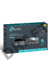 Коммутатор TP-Link SMB TL-SG1016D неуправляемый настольный/19U 16x10/100/1000BASE-T