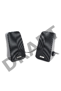 Акустическая система Gembird SPK-505, черный, 10 Вт, рег. громкости, USB-питание