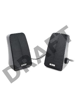 Акустическая система Gembird SPK-505, черный, 10 Вт, рег. громкости, USB-питание