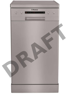 Посудомоечная машина Hansa ZWM 416 SEH серебристый (узкая)