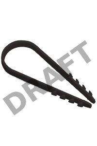 Дюбель хомут Iek UHH36-19-25-100 19-25мм нейлон черный (100шт) ИЭК