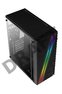 Корпус Aerocool Streak-A-BK-v1 черный без БП ATX 1x80mm 2xUSB2.0 1xUSB3.0 audio