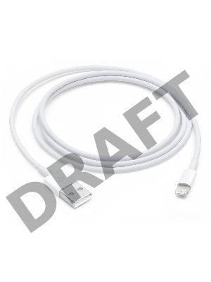 Кабель Apple Lightning to USB, длина 1 м.