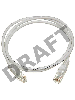 Коммутационный шнур Кат. 6 S/FTP, LSZH, Цвет: белый, 1.0 м NPC CAT 6, SHD, LSZH, white, 1 m