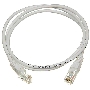 Коммутационный шнур Кат. 6 S/FTP, LSZH, Цвет: белый, 1.0 м NPC CAT 6, SHD, LSZH, white, 1 m