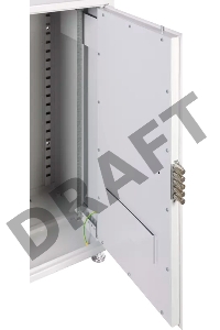 Шкаф монтажный ЦМО ШТК-А-22.6.5 22U 600x550мм пер.дв.стал.лист задн.дв.стал.лист 2 бок.пан. направл.под закл.гайки 250кг серый