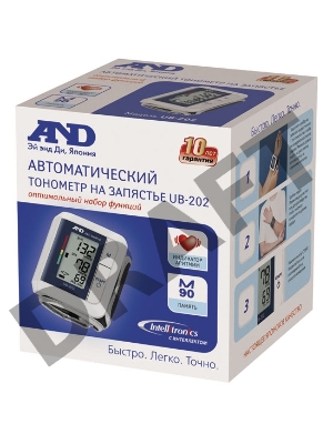 Тонометр запястный A&D UB-202