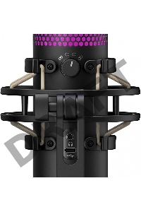 Микрофон проводной HyperX QuadCast S 3м черный